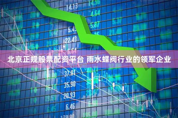 北京正规股票配资平台 雨水蝶阀行业的领军企业